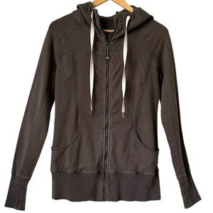 Lululemon Scuba Hoodie gray/green Size 10